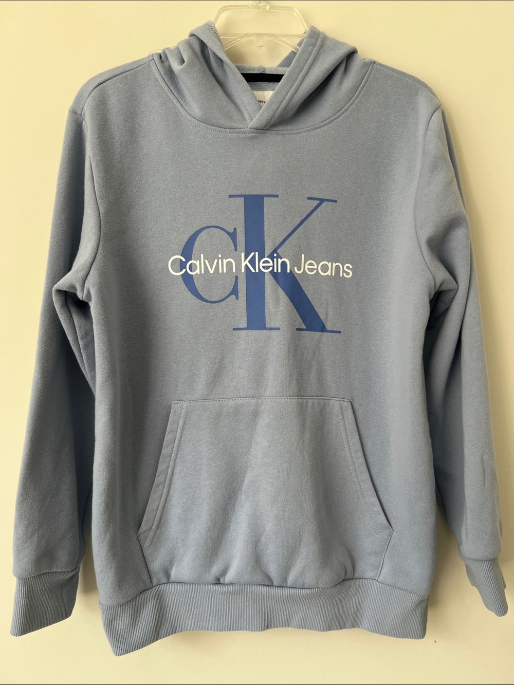 Calvin Klein Jeans Light Blue CK Logo Hoodie